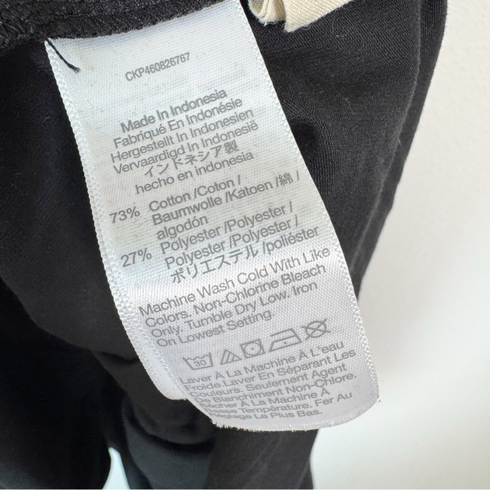 Madewell Brightside Ruffle Hem Tank‎ Mini Dress True Black XS - Picture 12 of 13